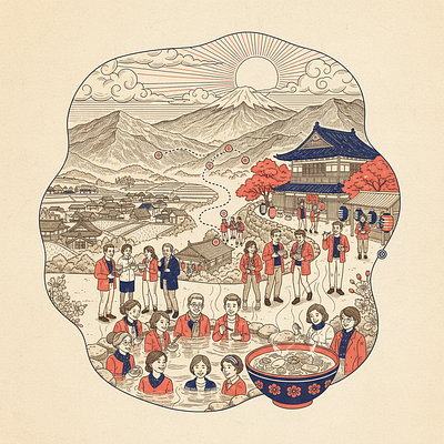 Onsen Gastronomy Gifu