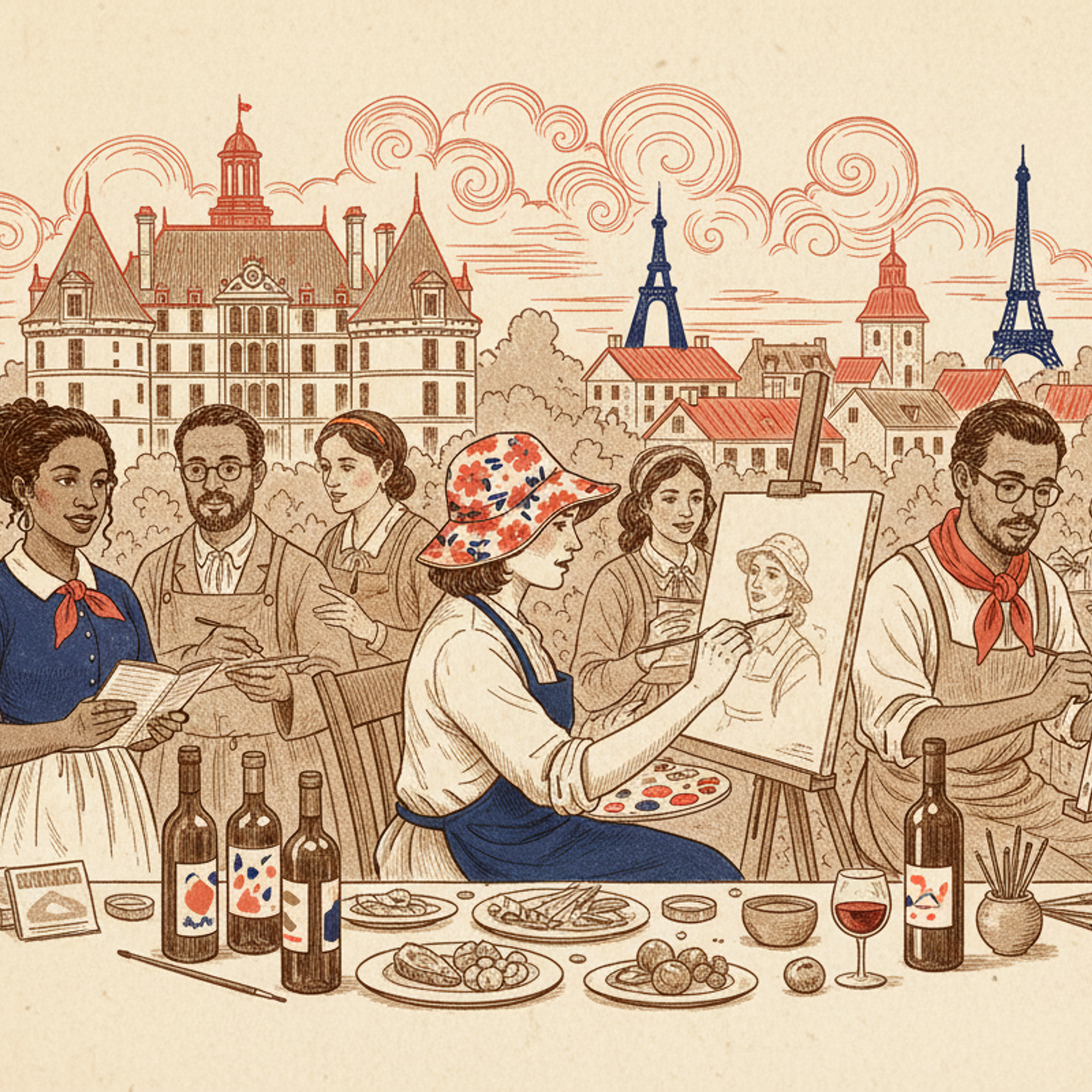 Dave Santillanes Workshop In Southwestern France