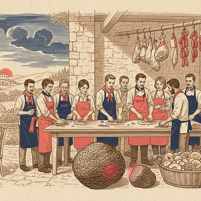 Italy Cooking Vacations In Norcia Umbria