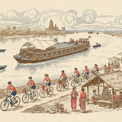 Cycling Cambodia Vietnam Mekong To Hoi An