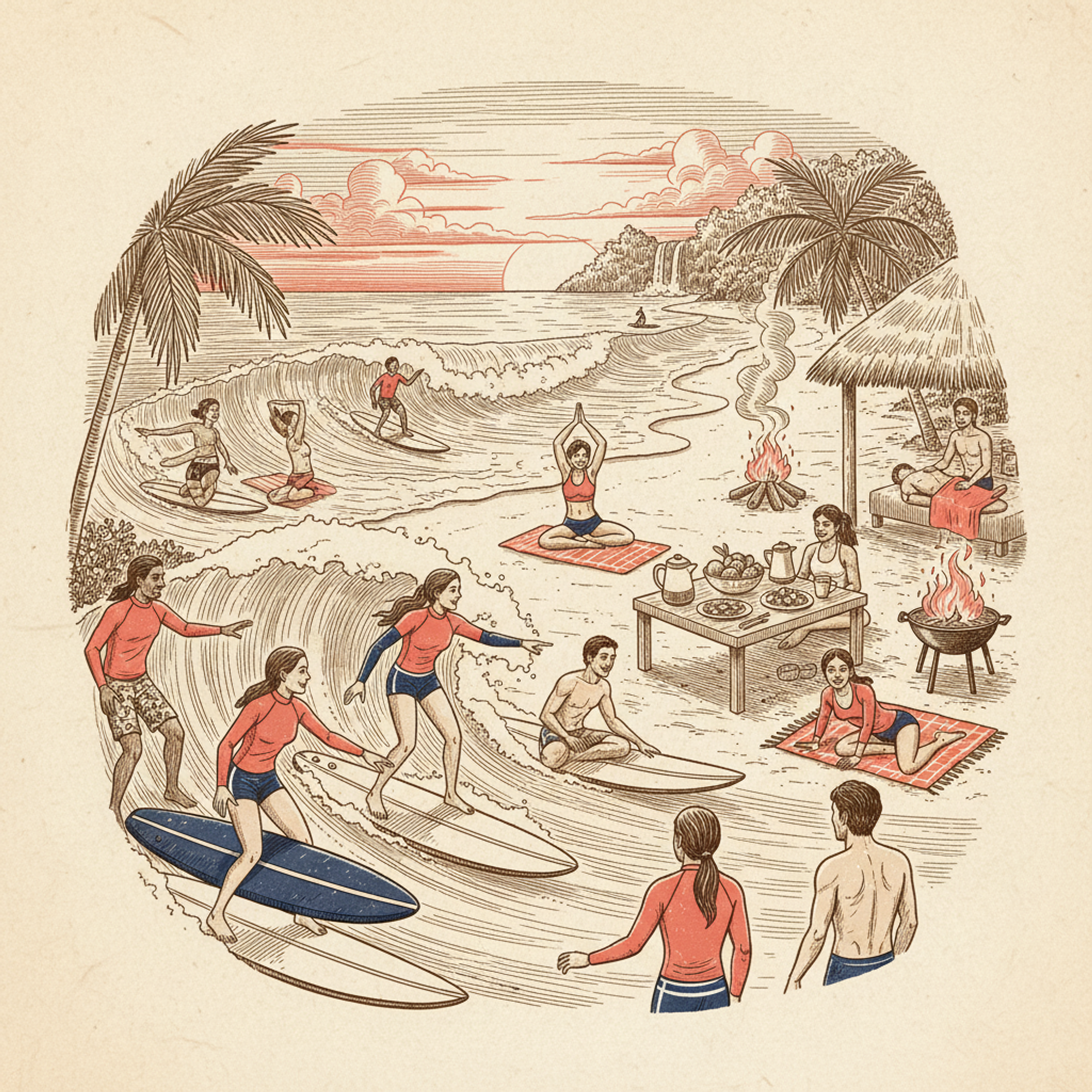 New Years Surf Camps