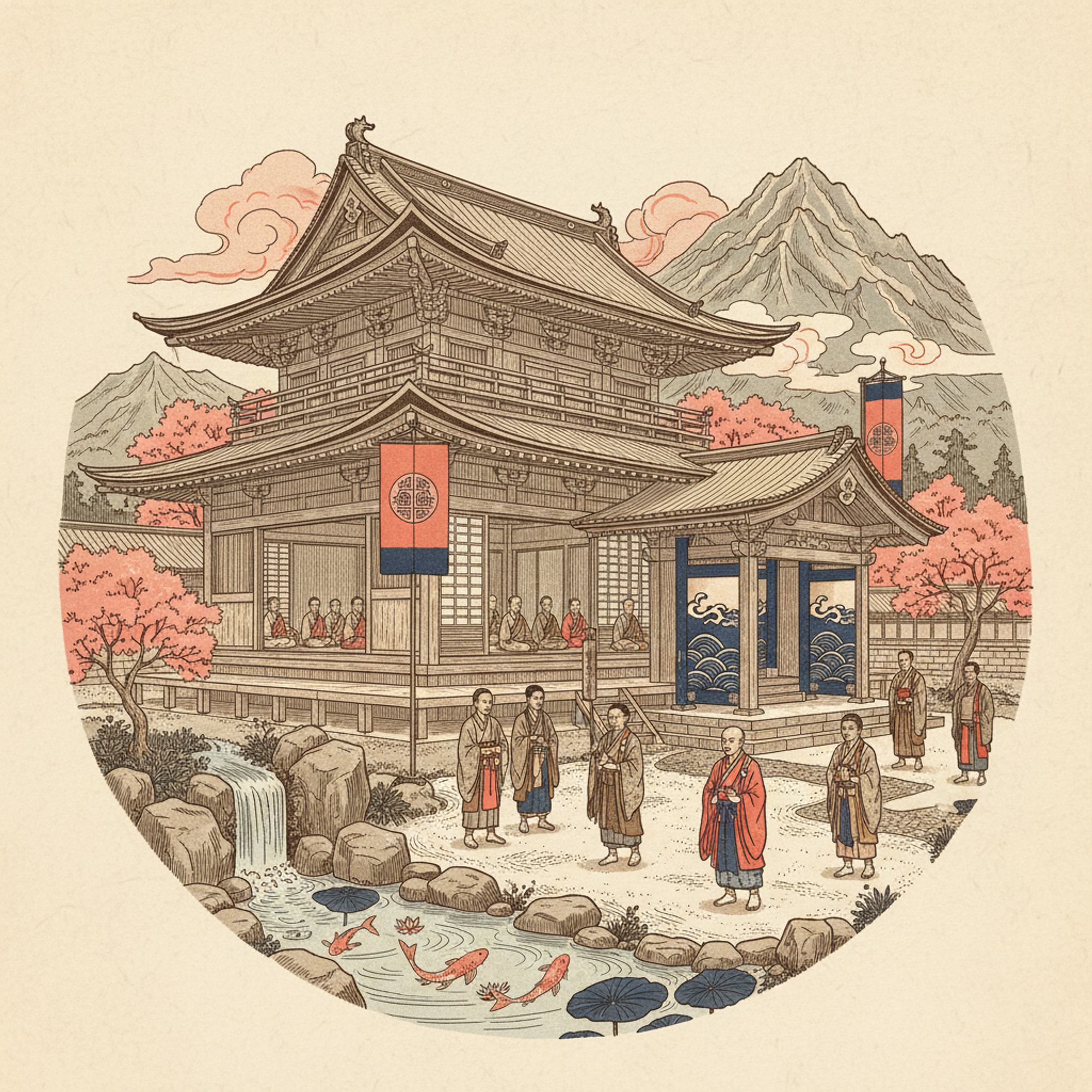 Korinji Monastery - Rinzai Zen Training