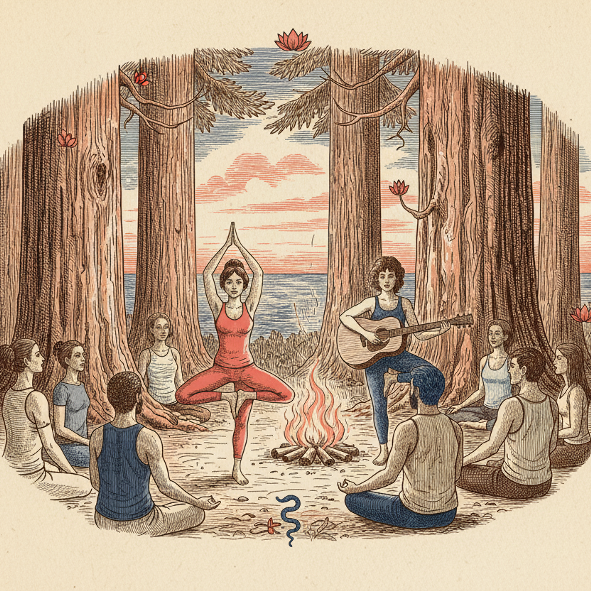 Shala Yoga Meditation Retreat In Mendocino County