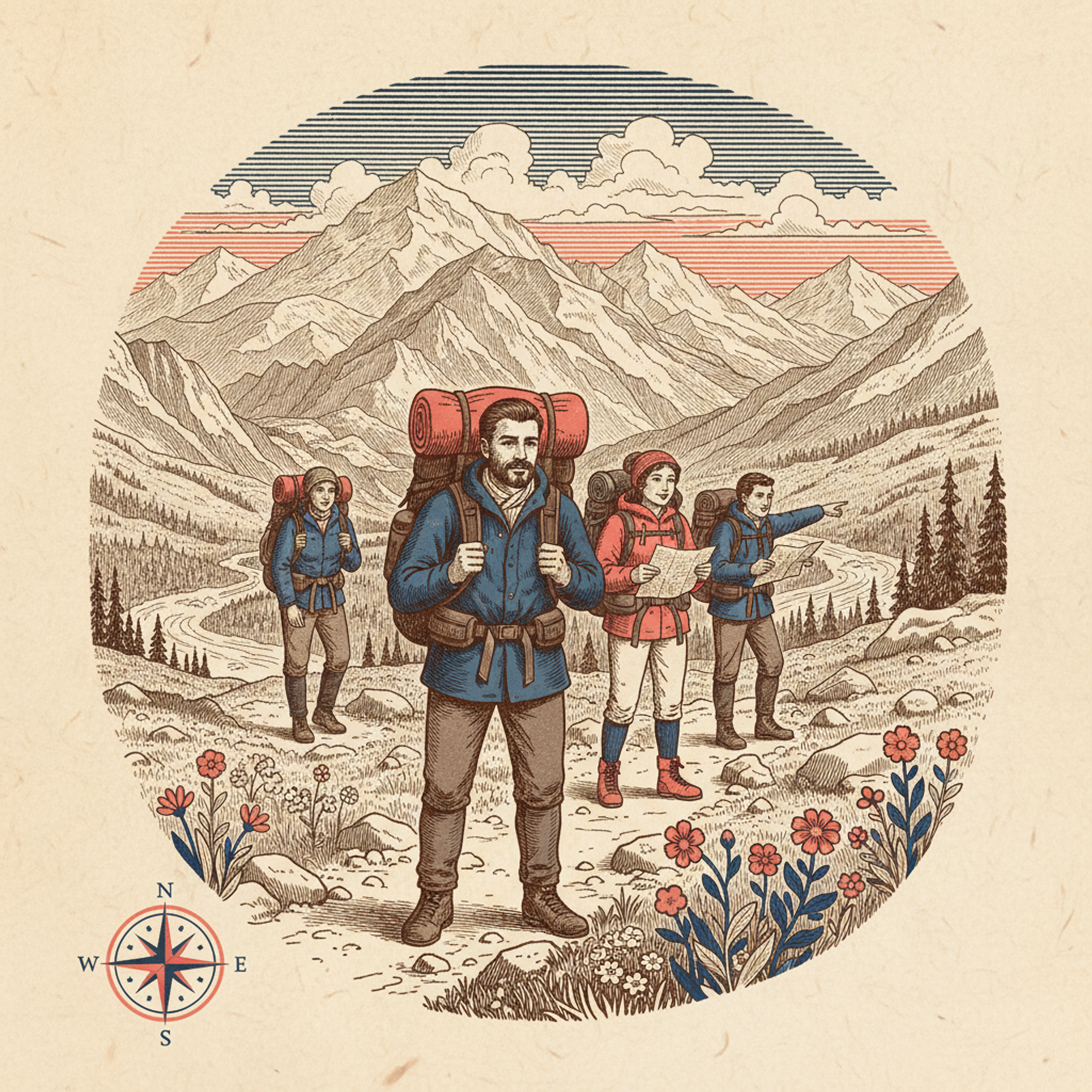 Yellowstone Backpacking Adult Tvy