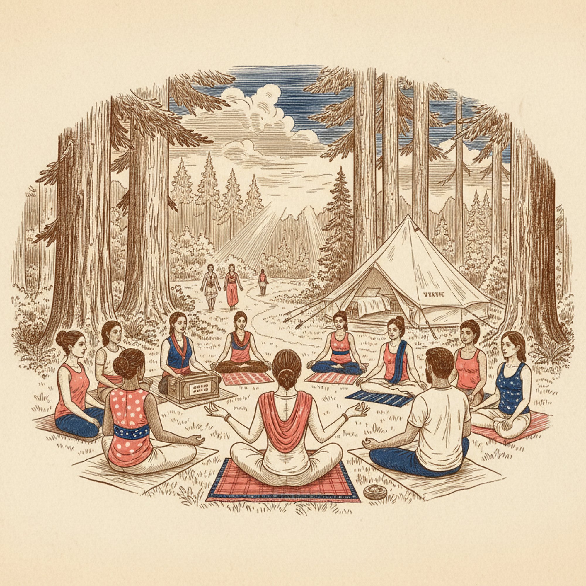 Mendocino Bhakti Kirtan Retreat