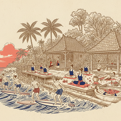 Pelan Pelan Bali - 8-Day Get It All Yoga & Surf Retreat