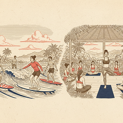 Bodhi Surf + Yoga - 14-Day Adult Surf & Yoga Camp