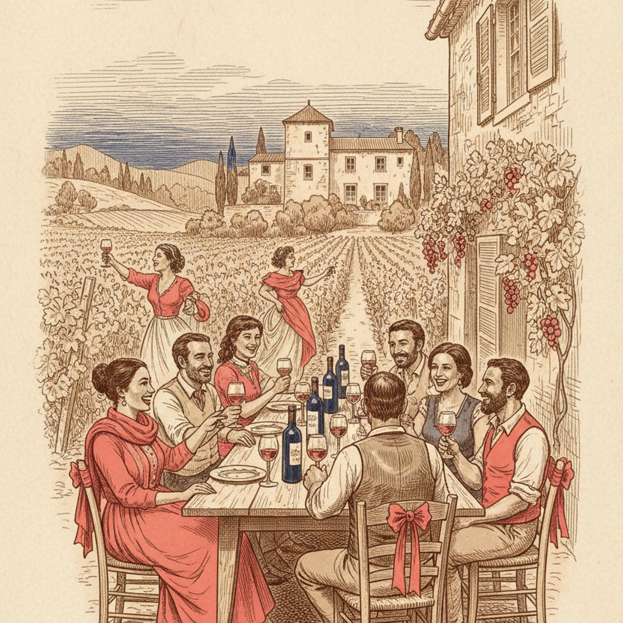 Woodland Wine Merchant In Provence