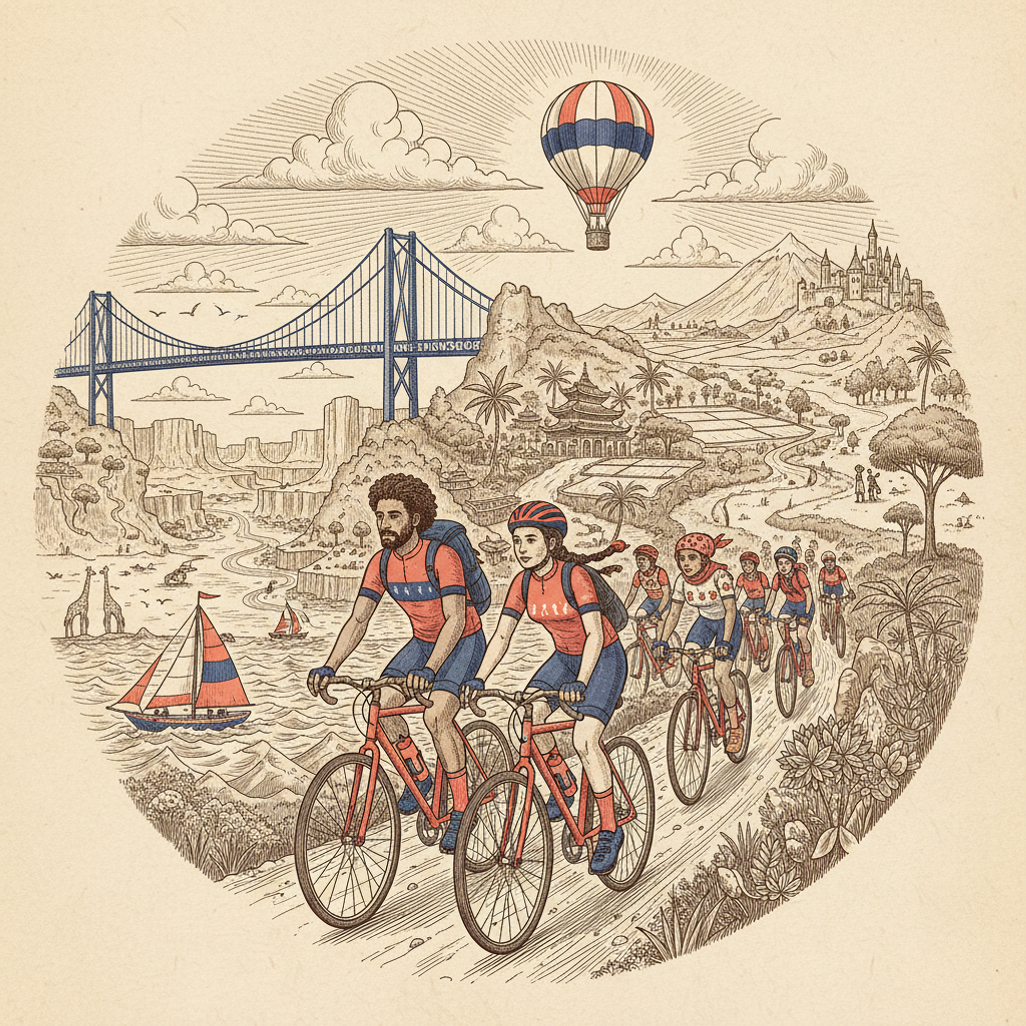 60-Day World Cycling Tour