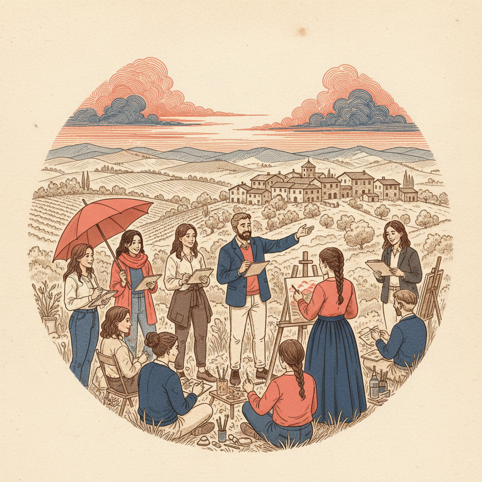Italian Horizons En Plein Air Art Adventure