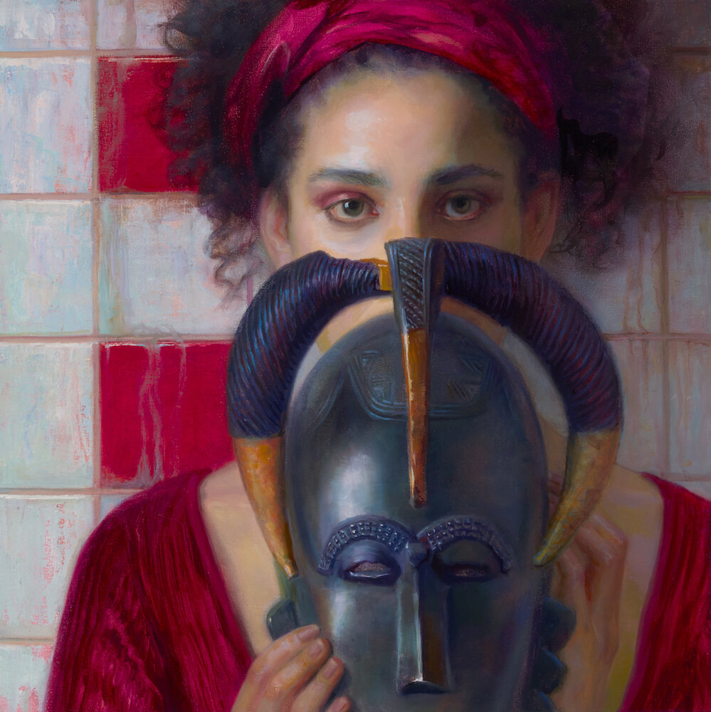 Manu Saluja The Soul Of Portraiture Symbolism Composition Complexion In Oil Paint photo 3
