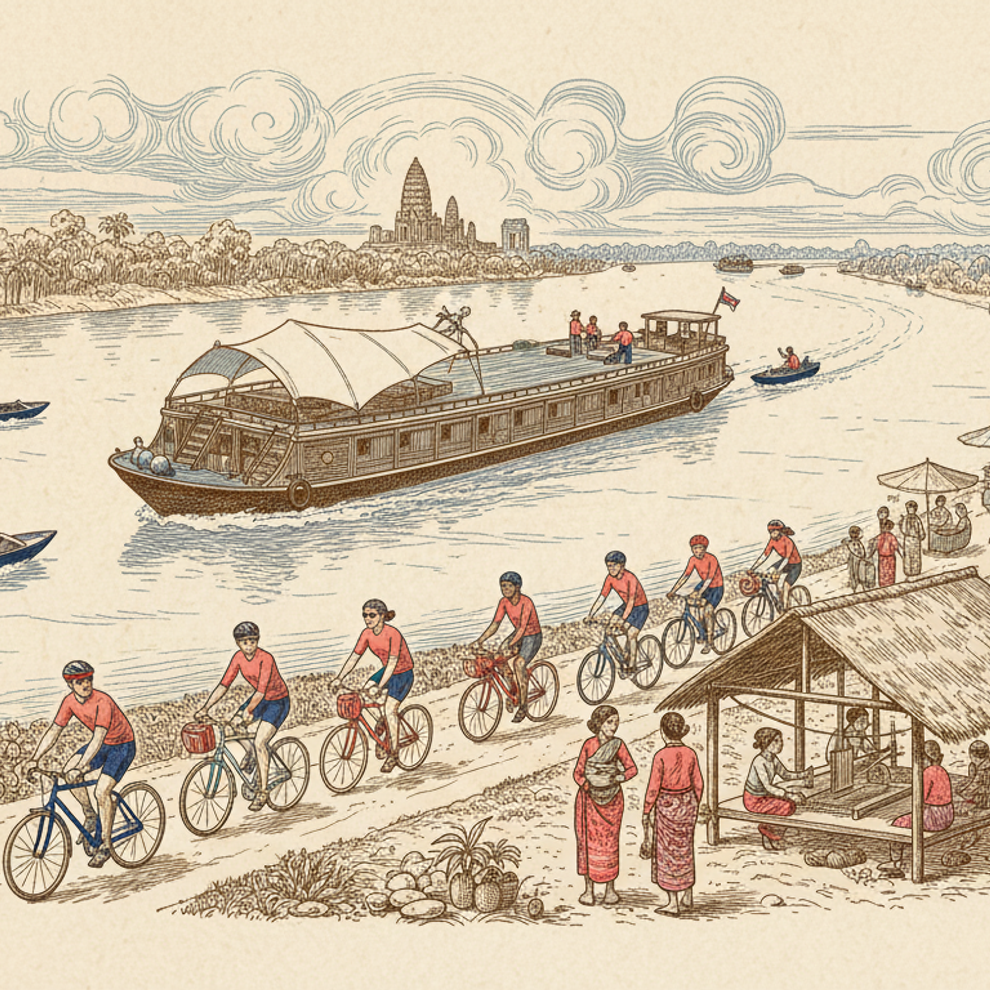 Cycling Cambodia Vietnam Mekong To Hoi An