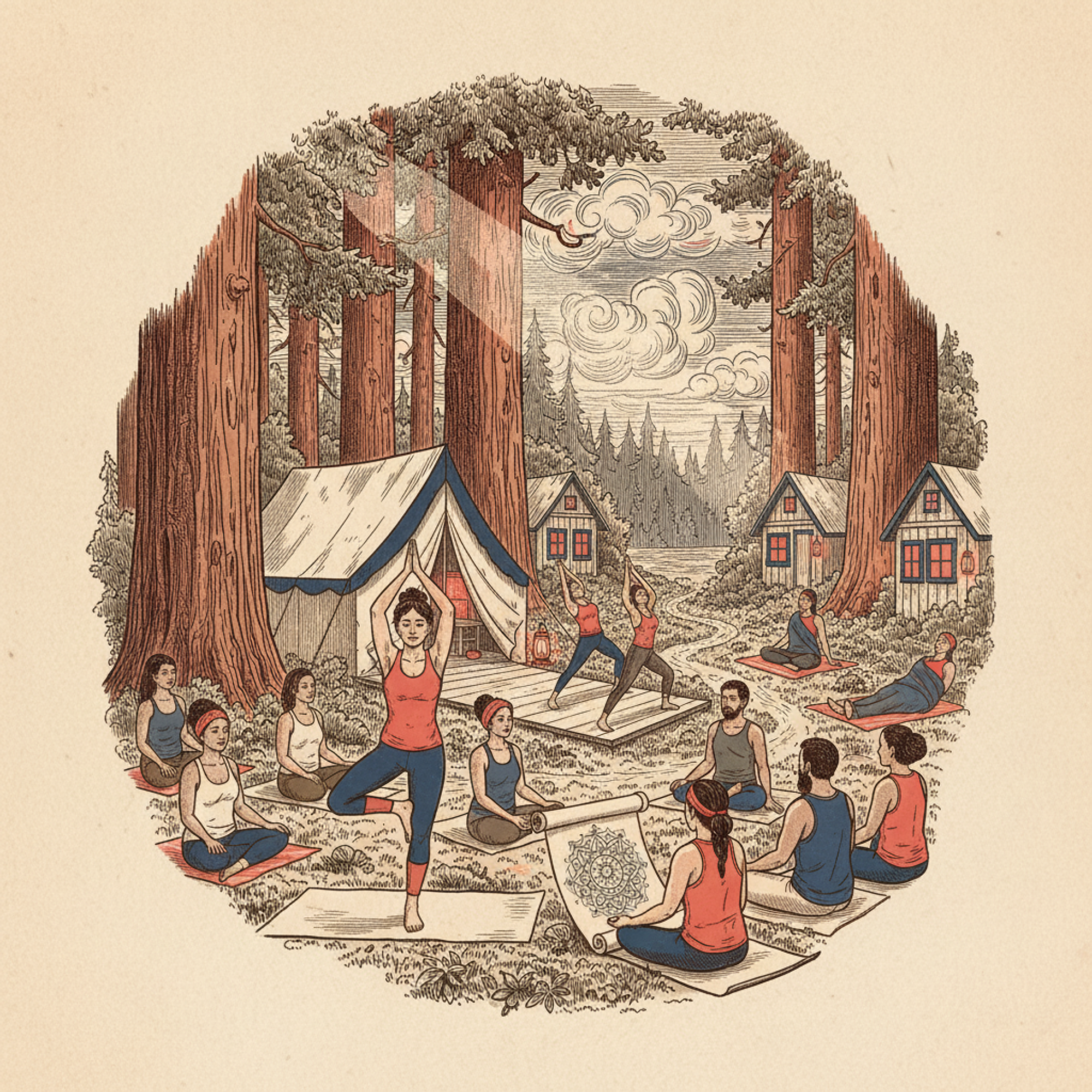 Five Night Summer Yoga Mindfulness Retreat In The Redwoods