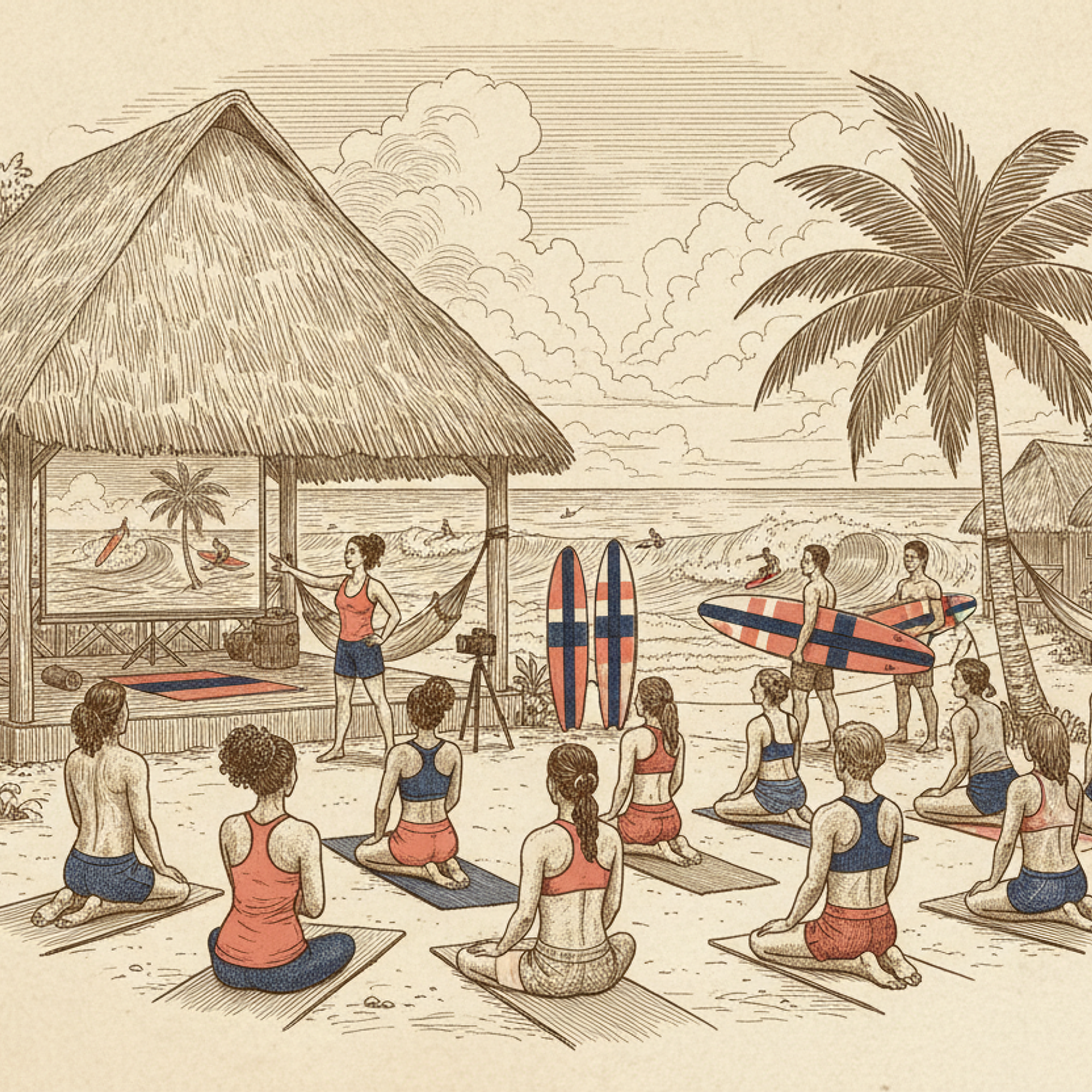 Pura Vida Adventures - Coed Surf & Yoga Camp