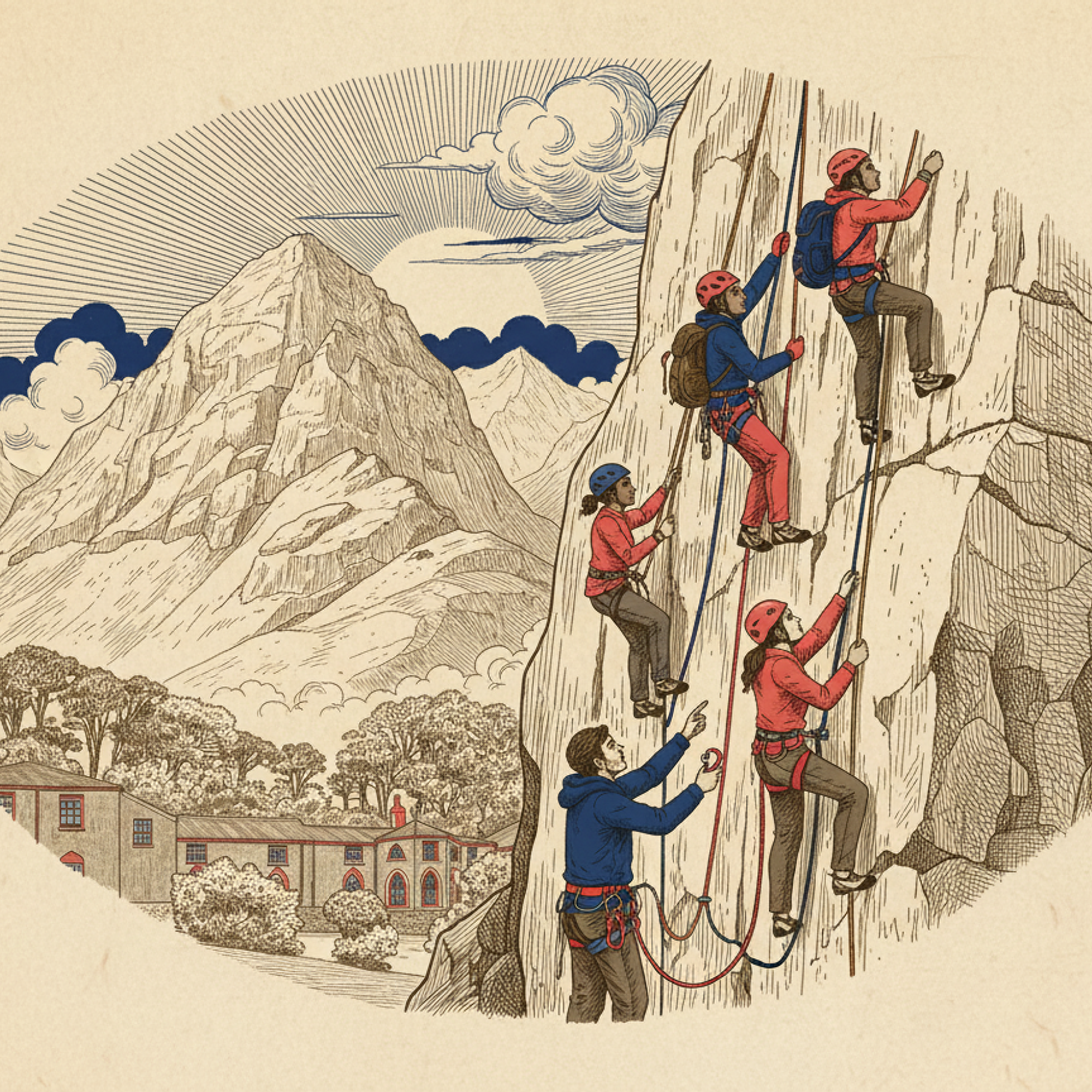 Multi Pitch Rock Climbing Course