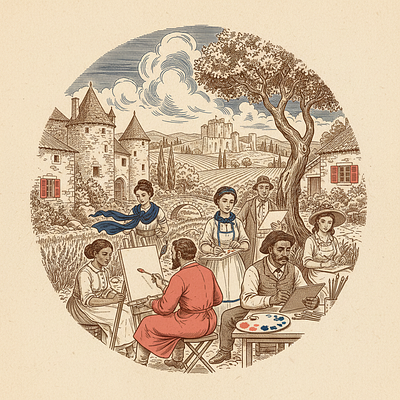 Workshops in France - The Painting Retreat