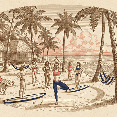 Womens Surf And Yoga Retreats