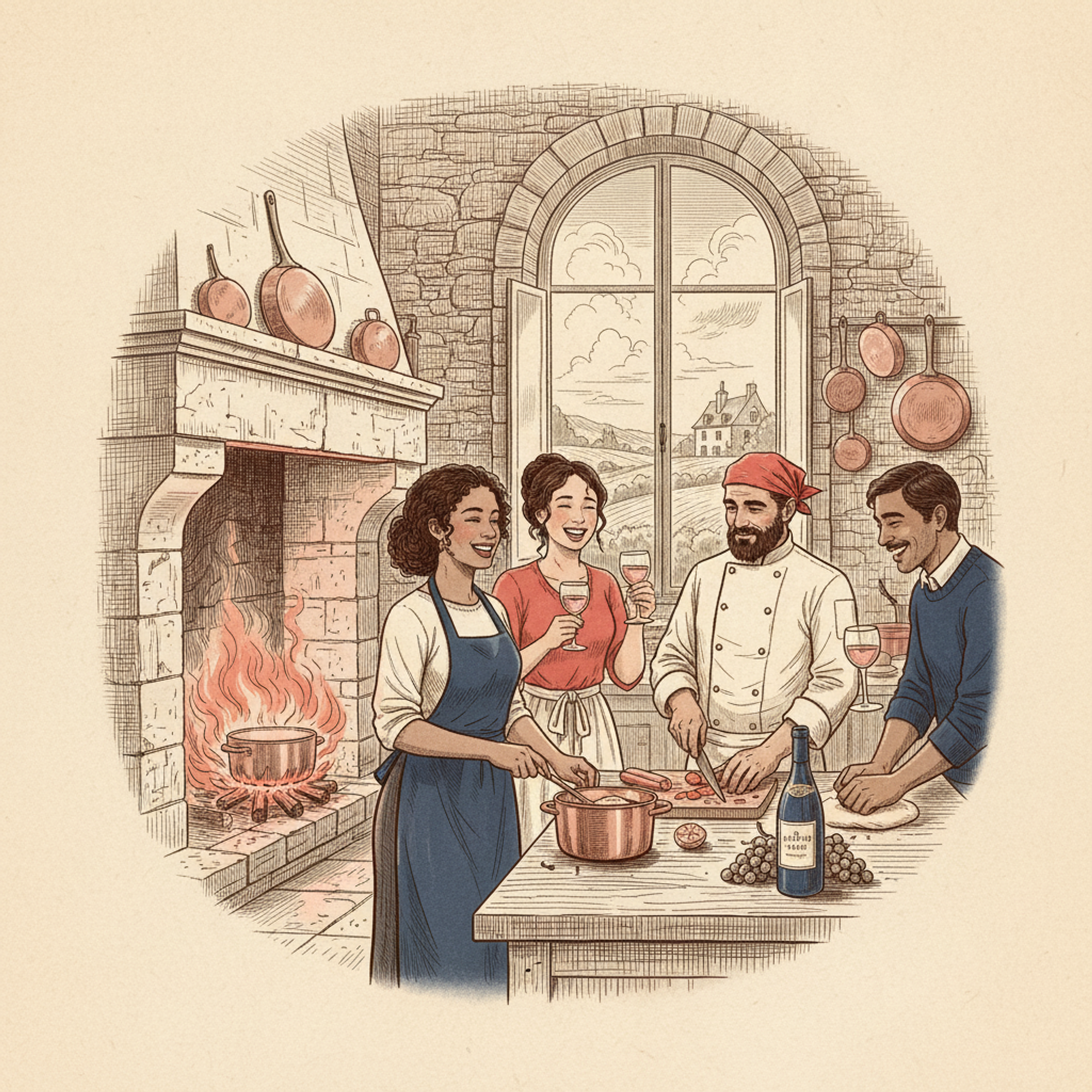 Culinary Journey In A Petit Chateau In Roanne