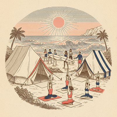Moliets Deluxe Yoga Surf Camp