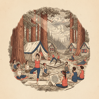 Five Night Summer Yoga Mindfulness Retreat In The Redwoods