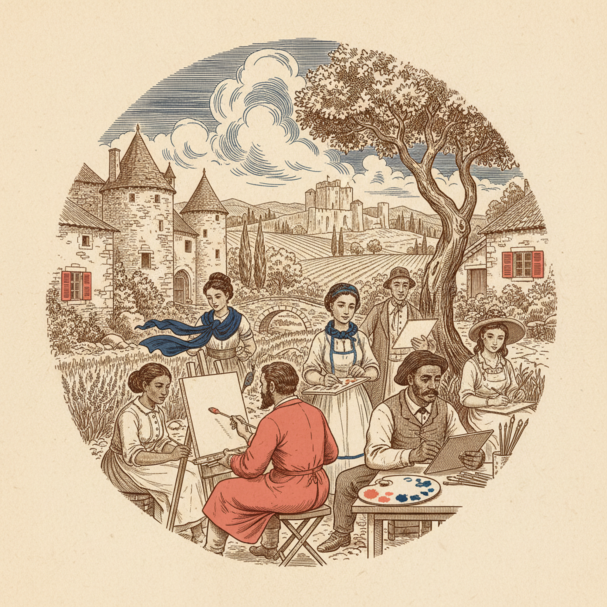 Workshops in France - The Painting Retreat