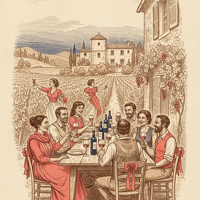 Woodland Wine Merchant In Provence