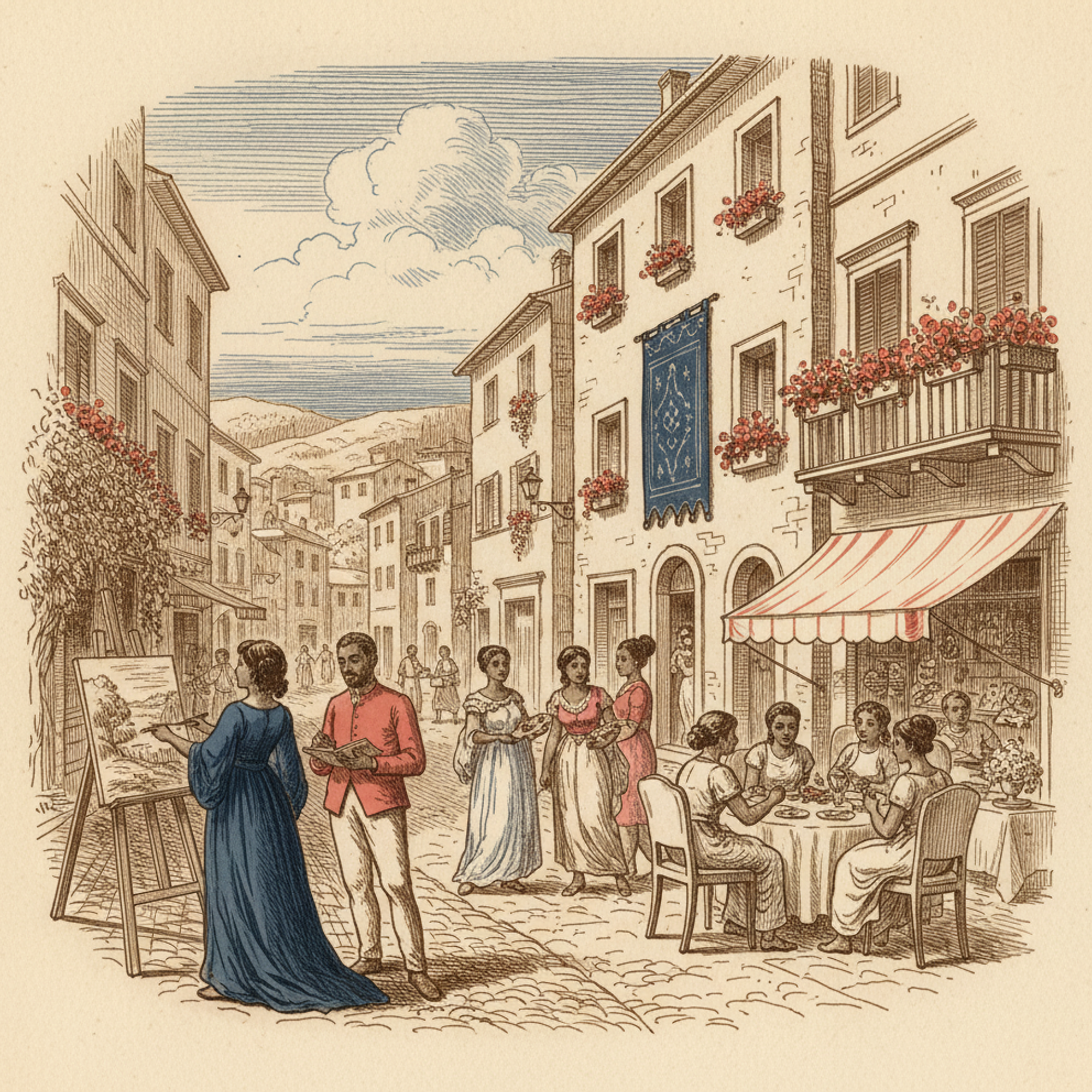 Paint The Romantic Hills And Towns Of Italy Laura Pollak